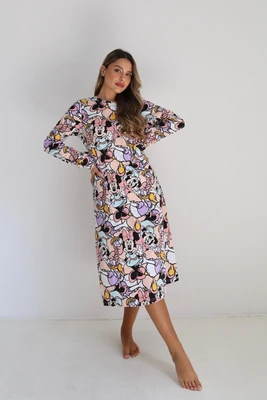 כותונת ארוכה מעבר לנשים דלתא